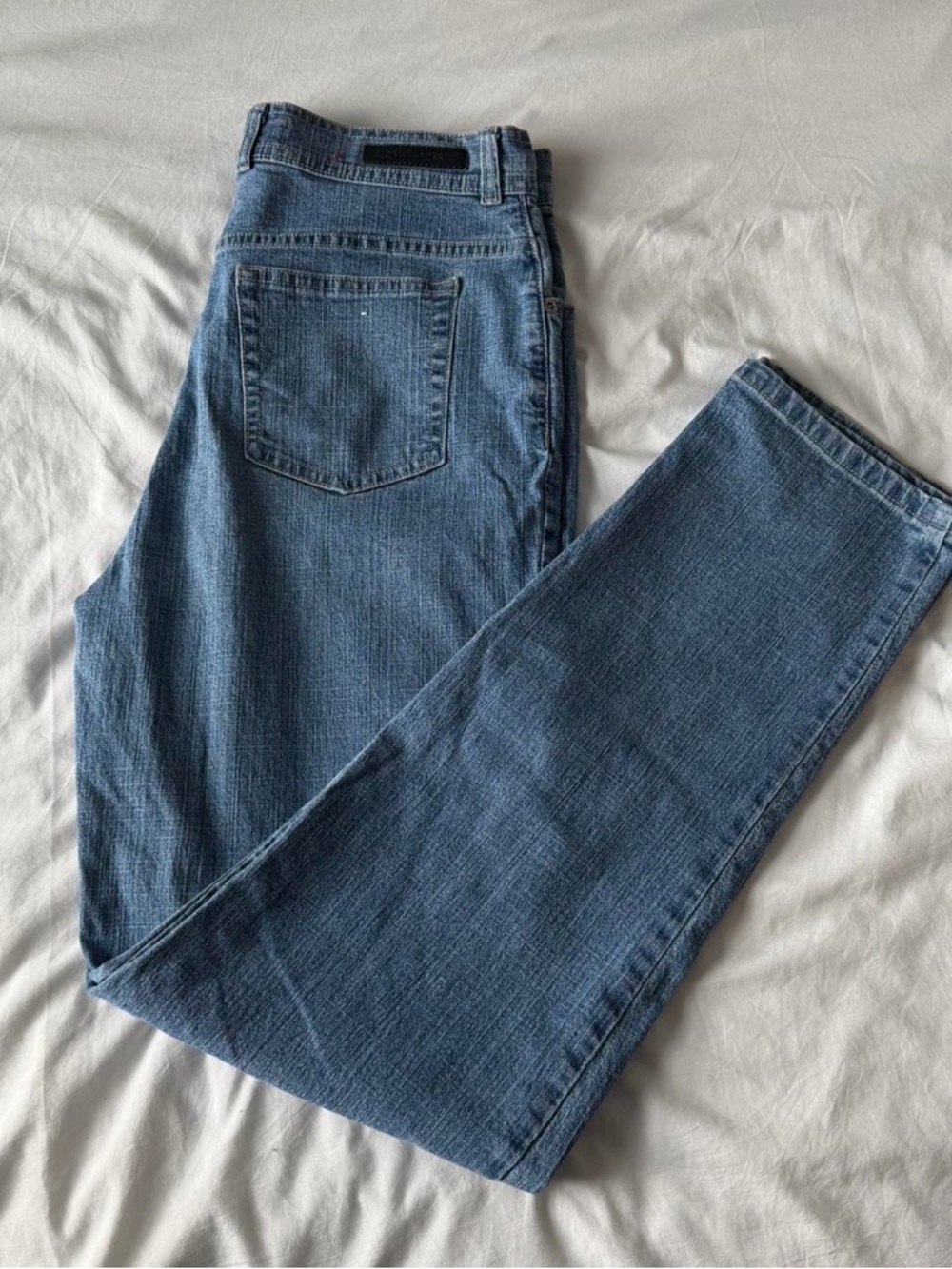 Men's Blue Denim Jeans - Classic Straight Fit